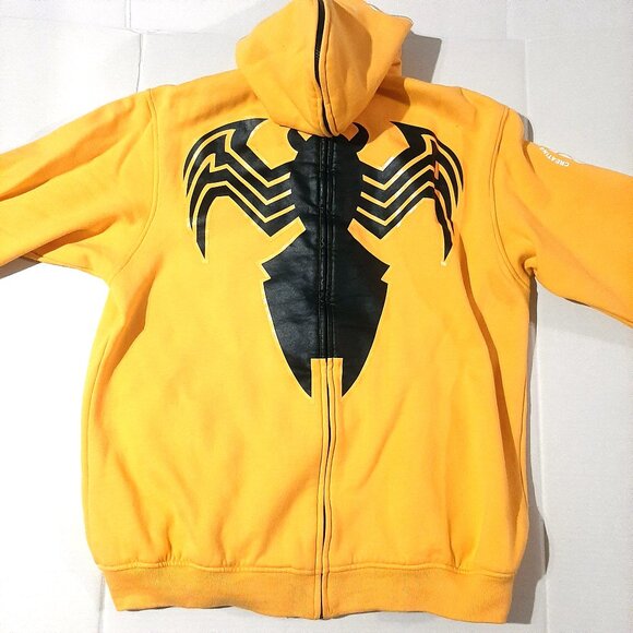 RARE CLH Creating Limitless Heights Venom Spiderman Y2K Full Zip Hoodie Men's XL - Picture 9 of 9